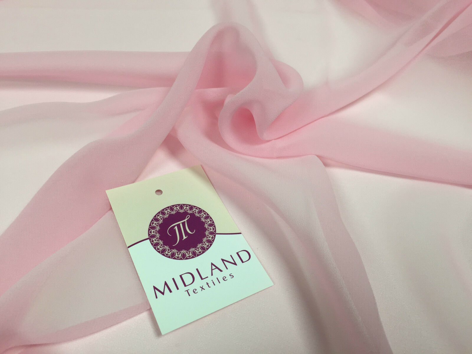 Moss Crepe Chiffon Sheer Fabric Semi-Transparent 44' 100% Polyester M430 Mtex