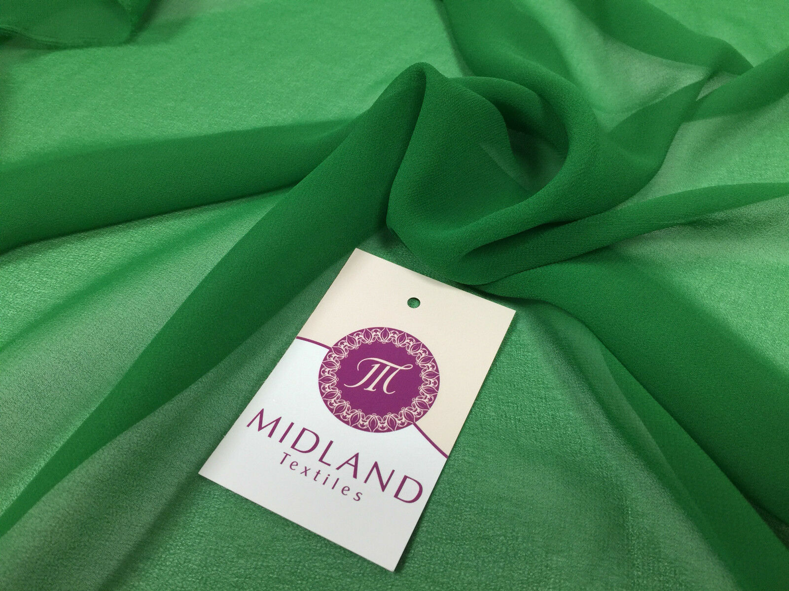 Moss Crepe Chiffon Sheer Fabric Semi-Transparent 44' 100% Polyester M430 Mtex