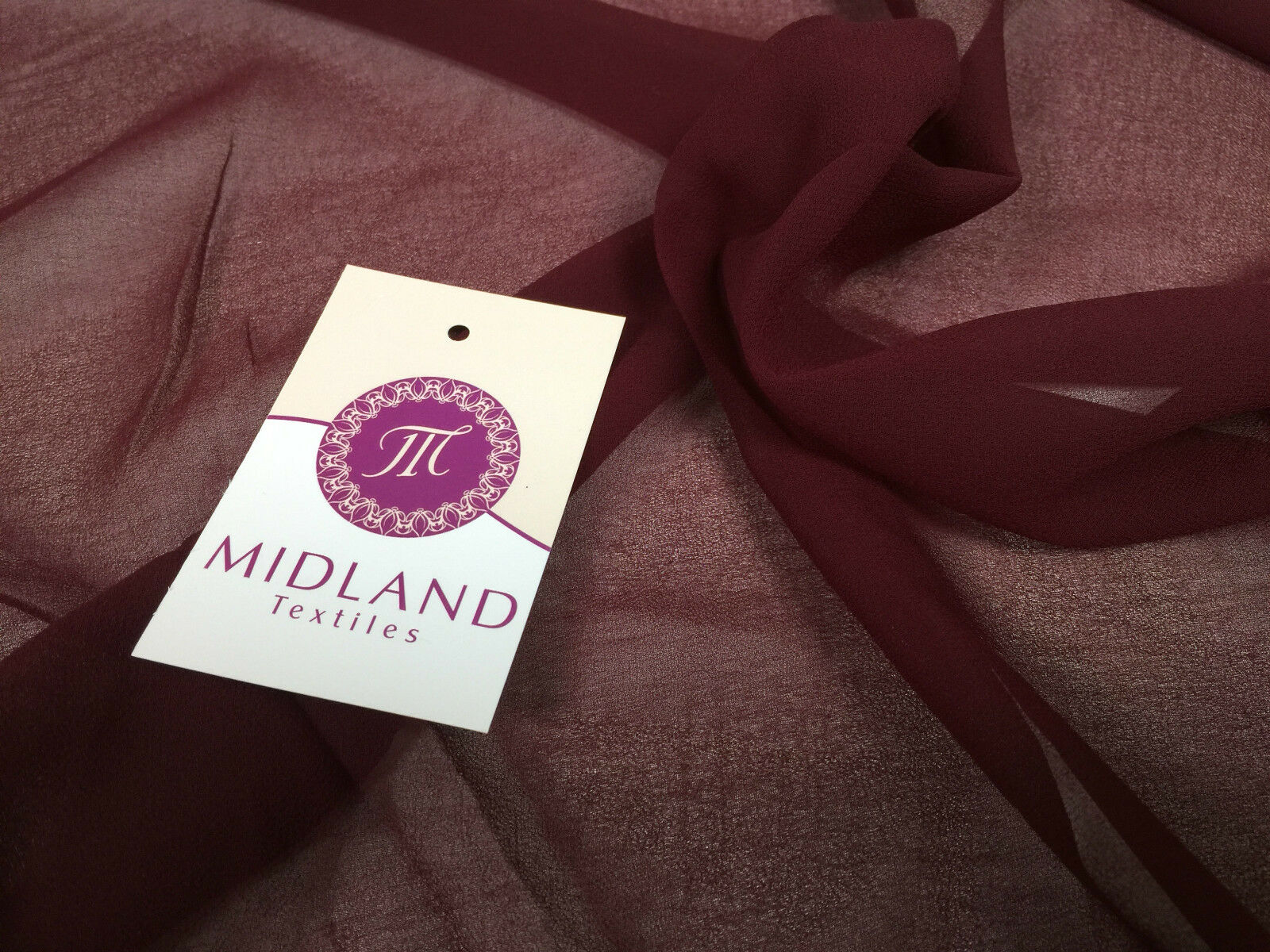 Moss Crepe Chiffon Sheer Fabric Semi-Transparent 44' 100% Polyester M430 Mtex