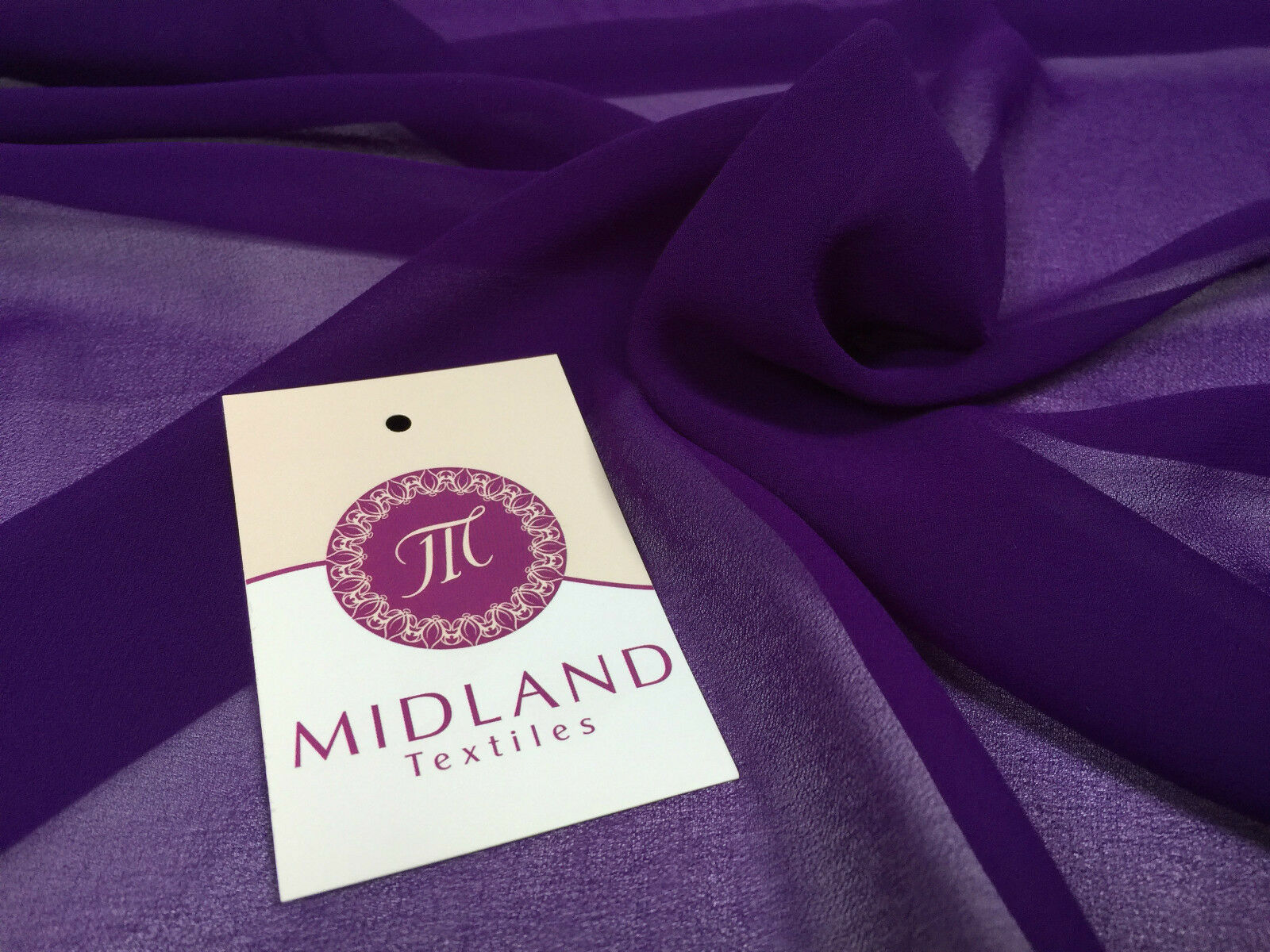 Moss Crepe Chiffon Sheer Fabric Semi-Transparent 44' 100% Polyester M430 Mtex