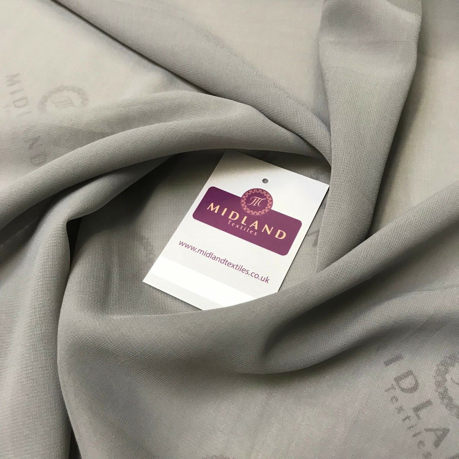 Moss Crepe Chiffon Sheer Fabric Semi-Transparent 44' 100% Polyester M430 Mtex