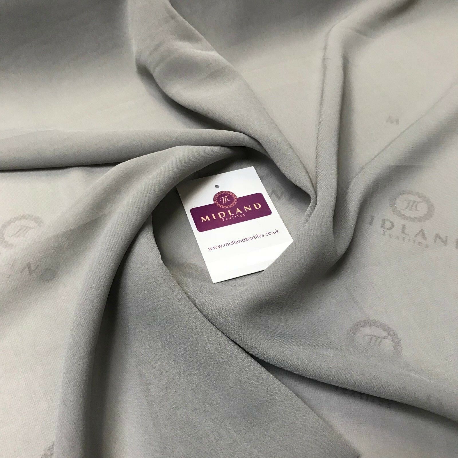 Moss Crepe Chiffon Sheer Fabric Semi-Transparent 44' 100% Polyester M430 Mtex