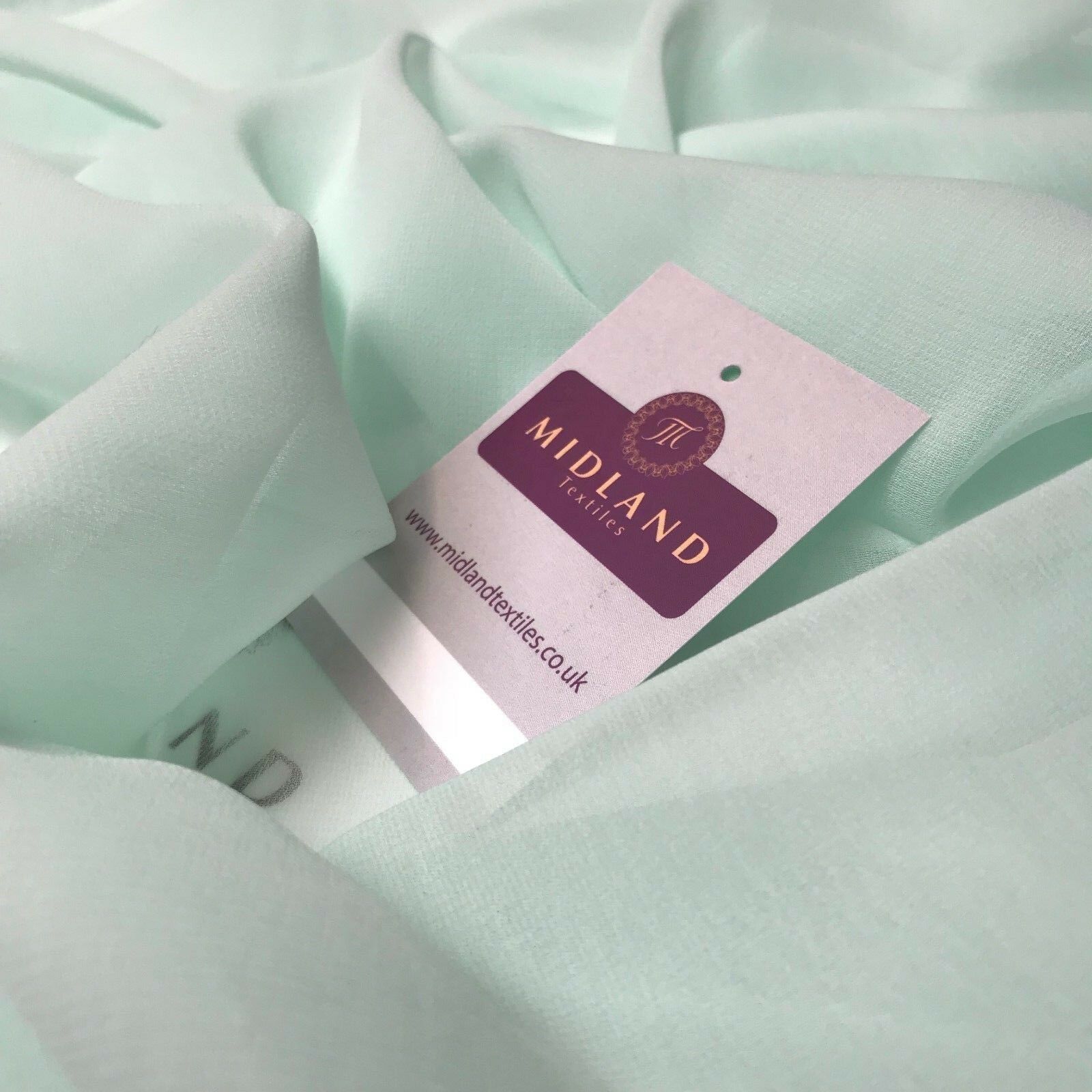 Moss Crepe Chiffon Sheer Fabric Semi-Transparent 44' 100% Polyester M430 Mtex