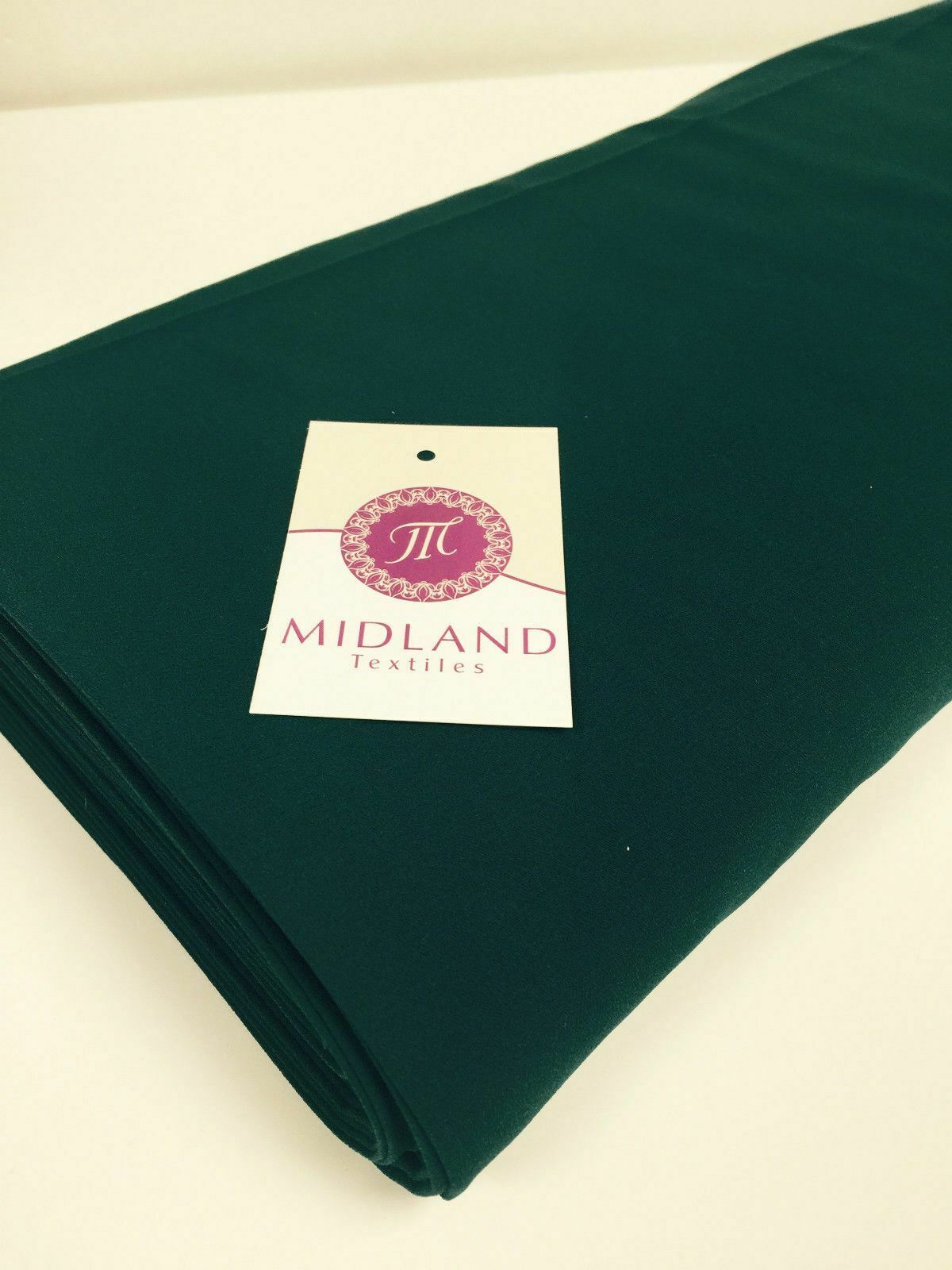 Plain Poly Moss Crepe Georgette dress fabric medium weight 58' Wide M420 Mtex