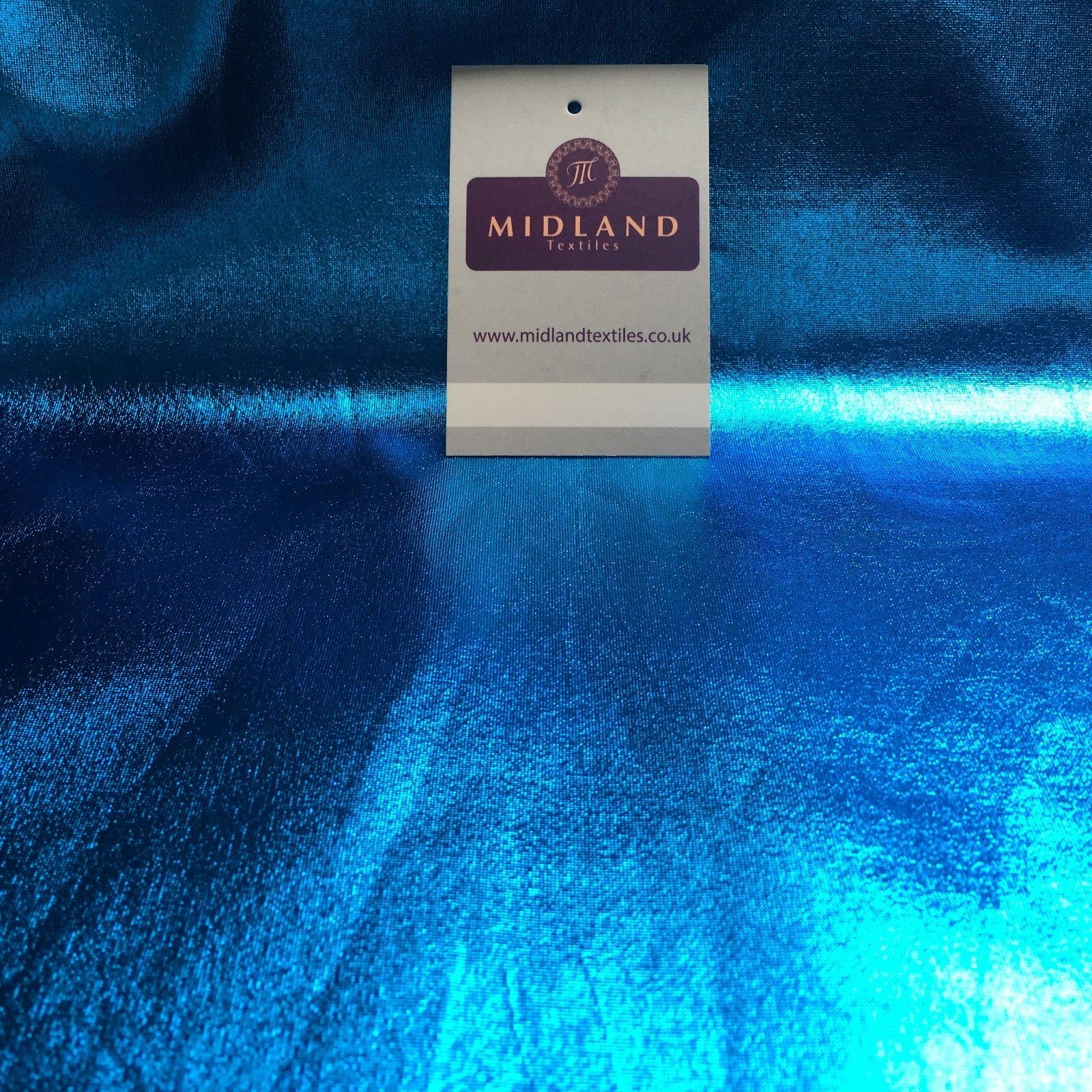 Metallic Foil Mirror 4 way Stretch Spandex Dance Fabric 57' Wide MK892