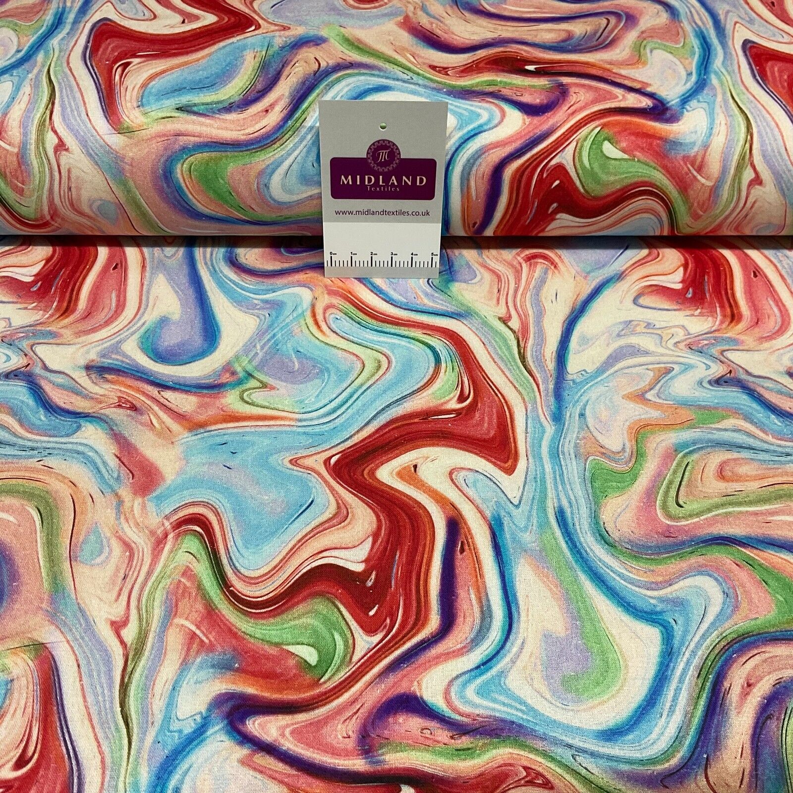 Marble printed cotton poplin fabric crafting dress fabric M1711