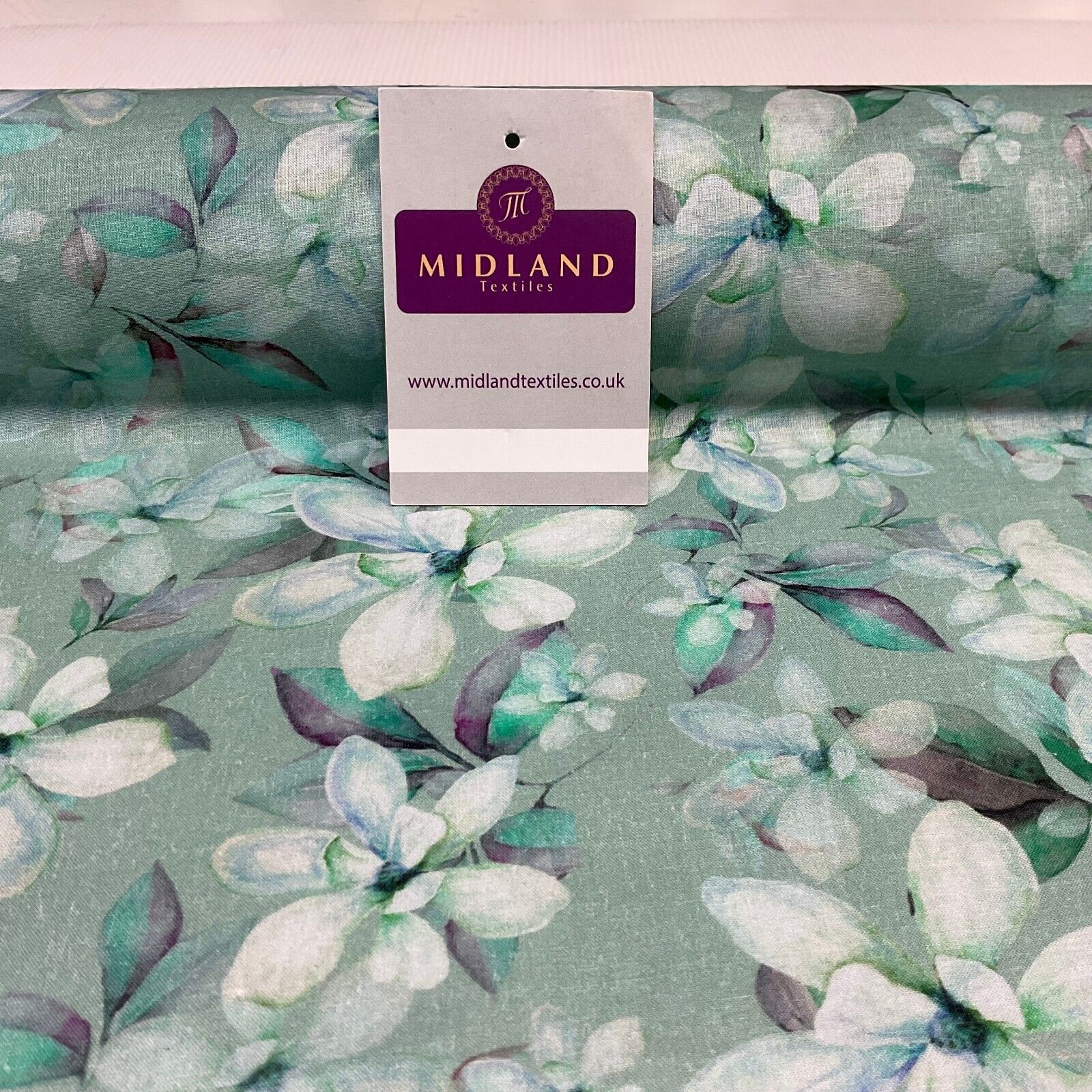 Summer floral lightweight Cotton Lawn dress Fabric Sold per Metre M1829