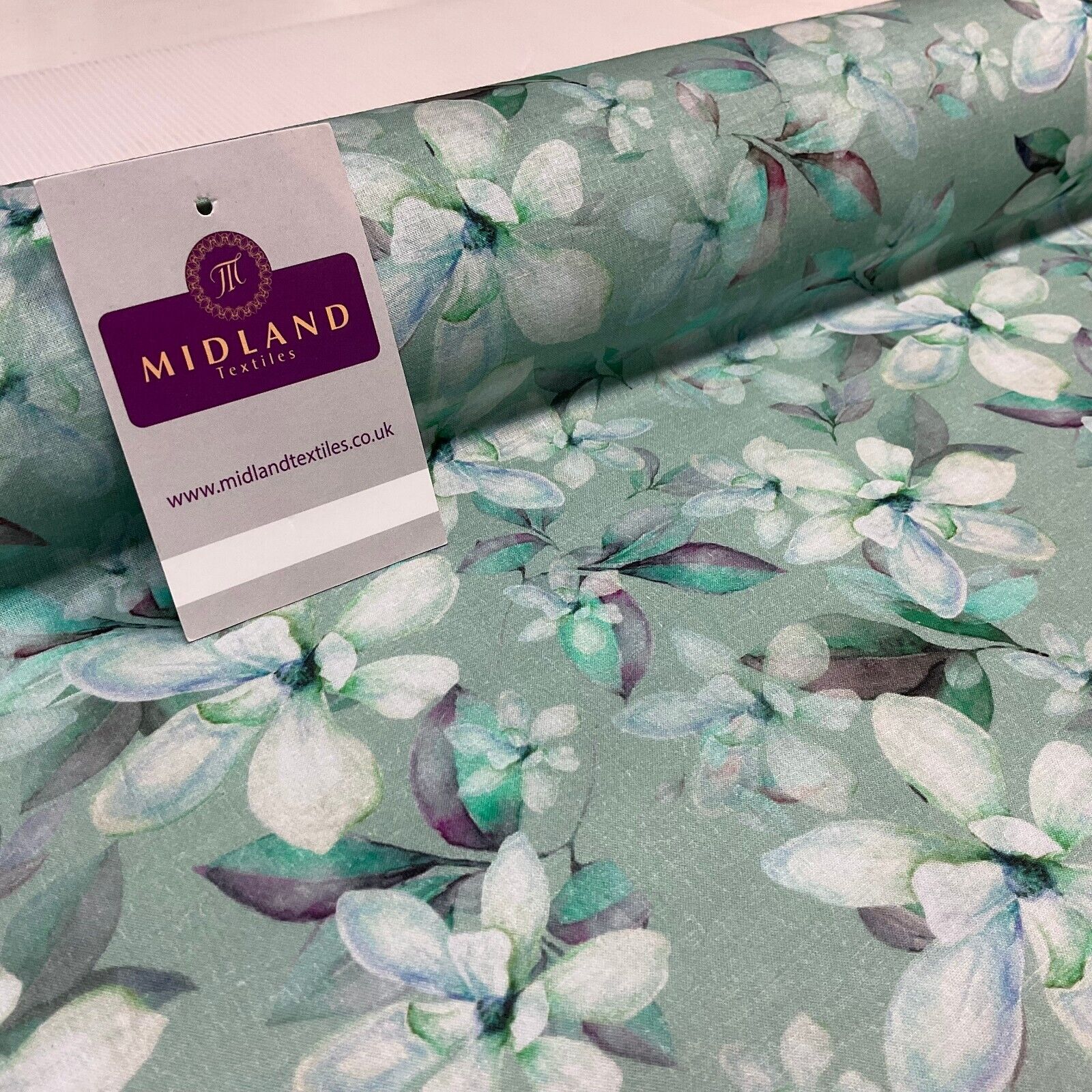 Summer floral lightweight Cotton Lawn dress Fabric Sold per Metre M1829