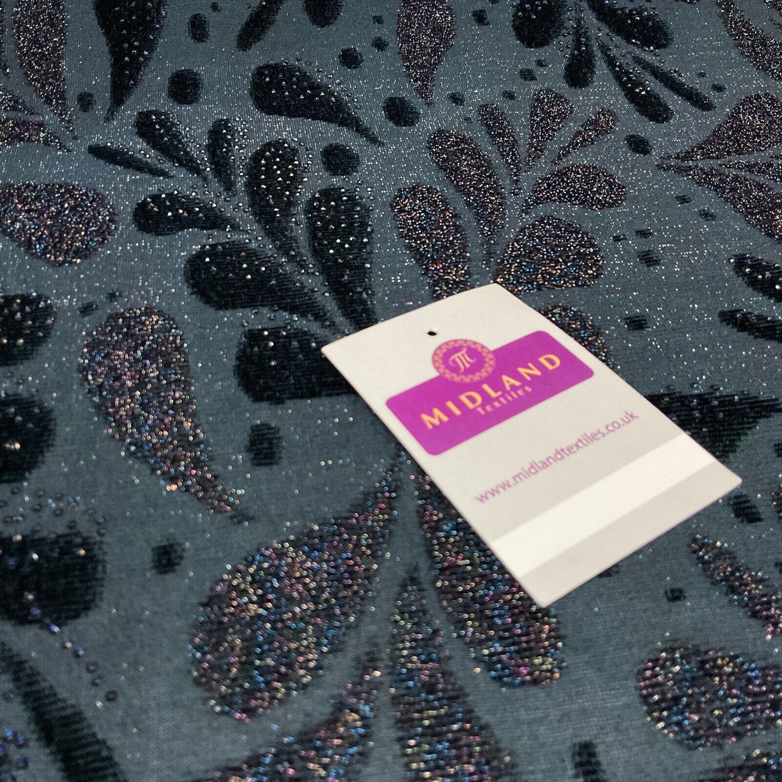 Velvet Devore Stretch Dew Drops Dress Fabric 158cm Wide M1826