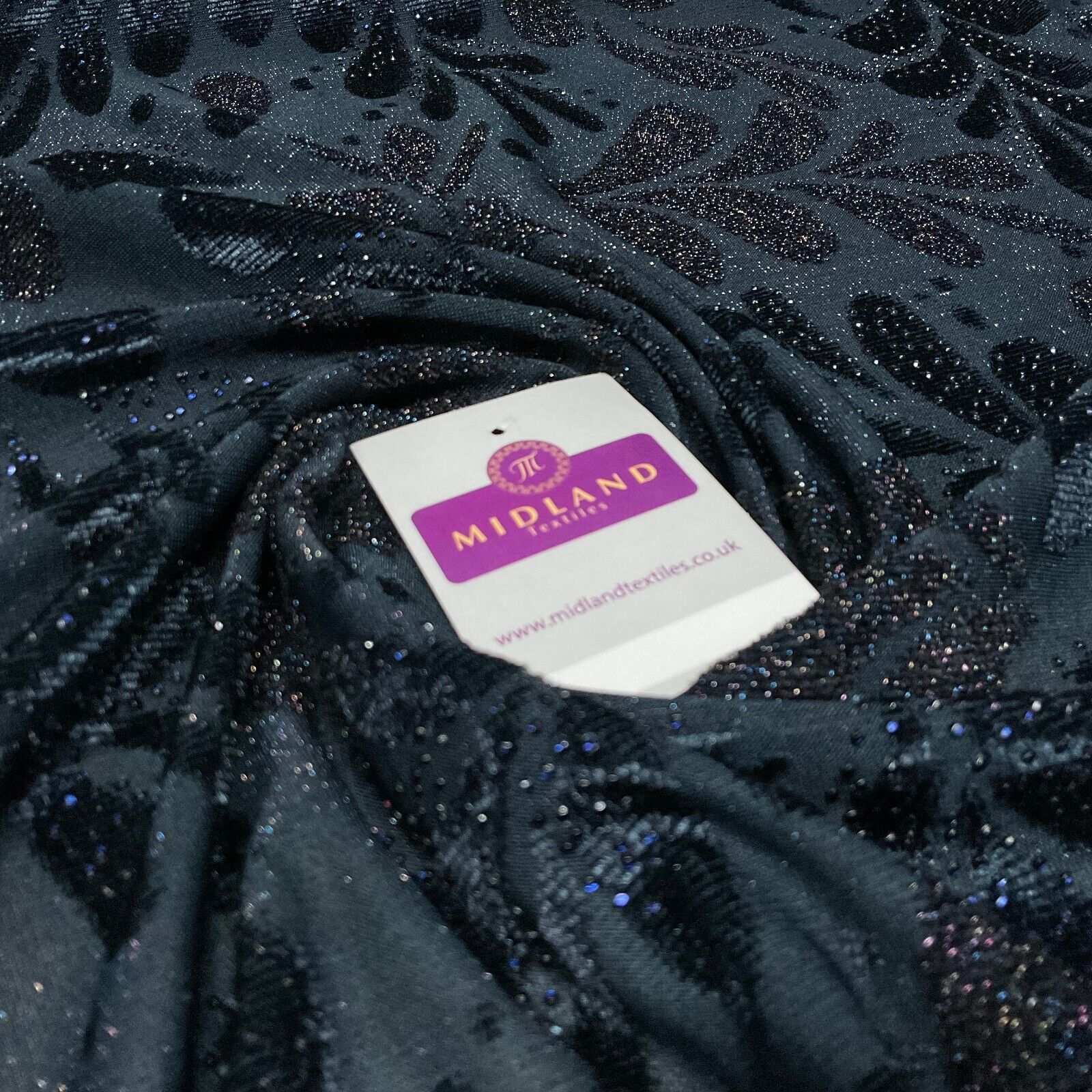 Velvet Devore Stretch Dew Drops Dress Fabric 158cm Wide M1826