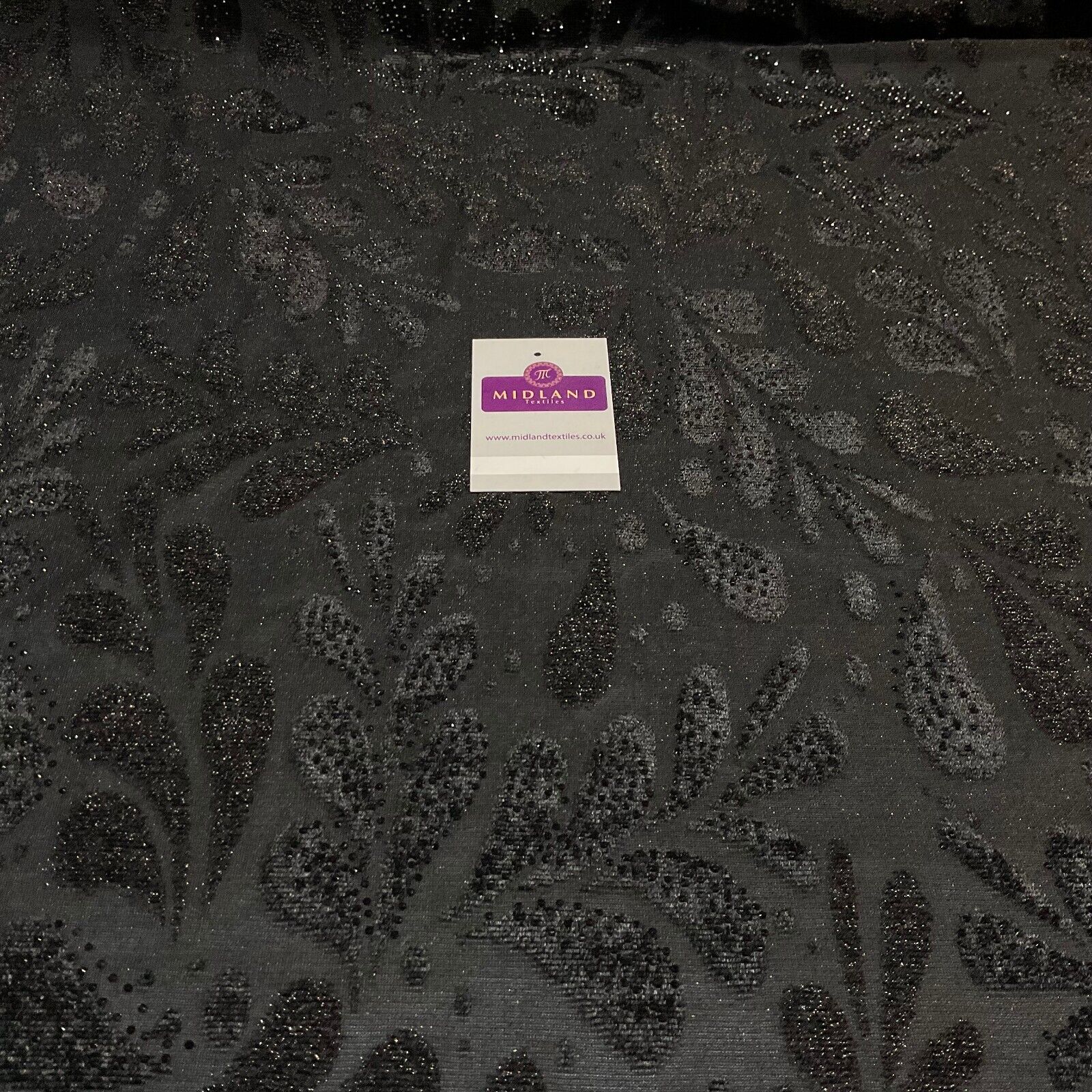 Velvet Devore Stretch Dew Drops Dress Fabric 158cm Wide M1826