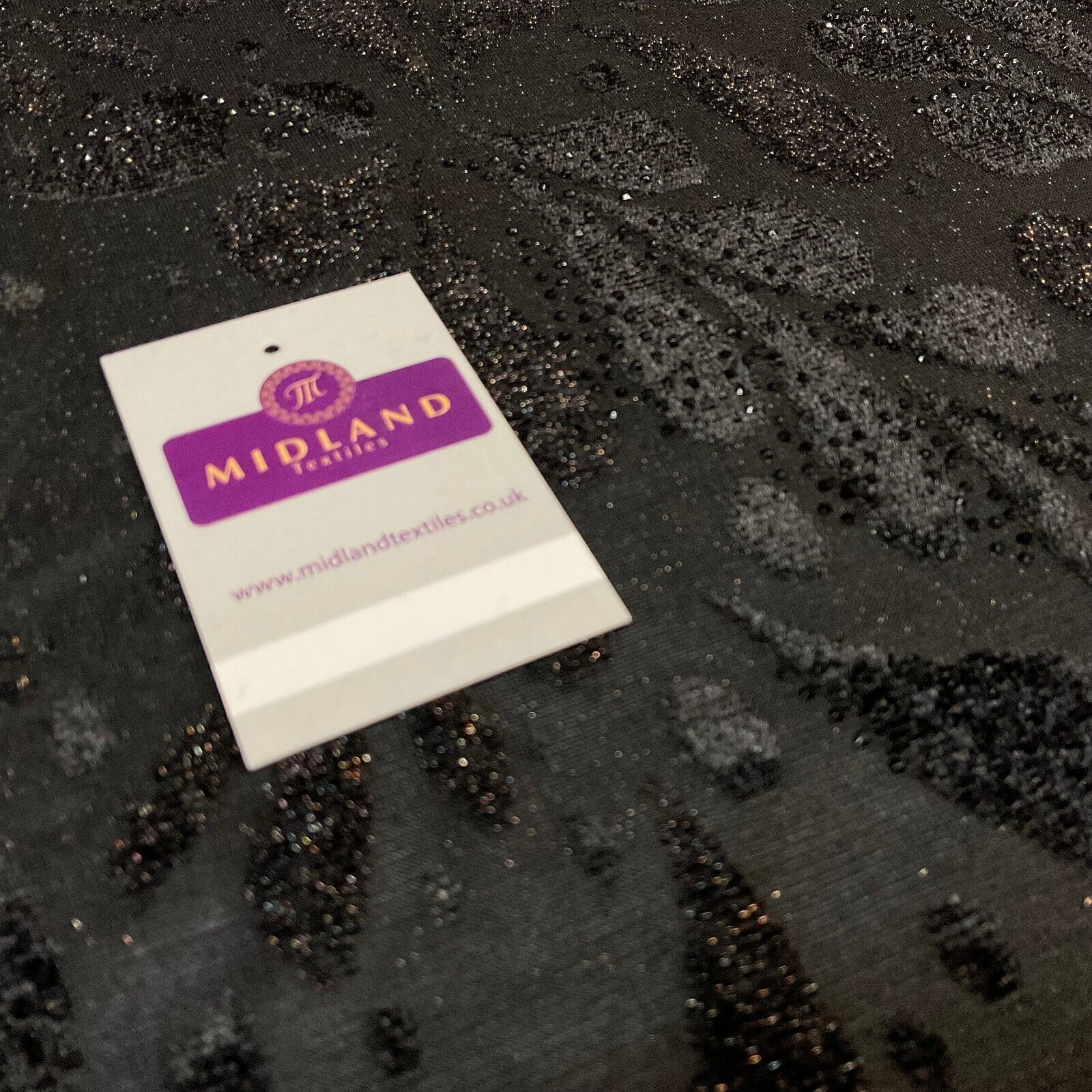 Velvet Devore Stretch Dew Drops Dress Fabric 158cm Wide M1826