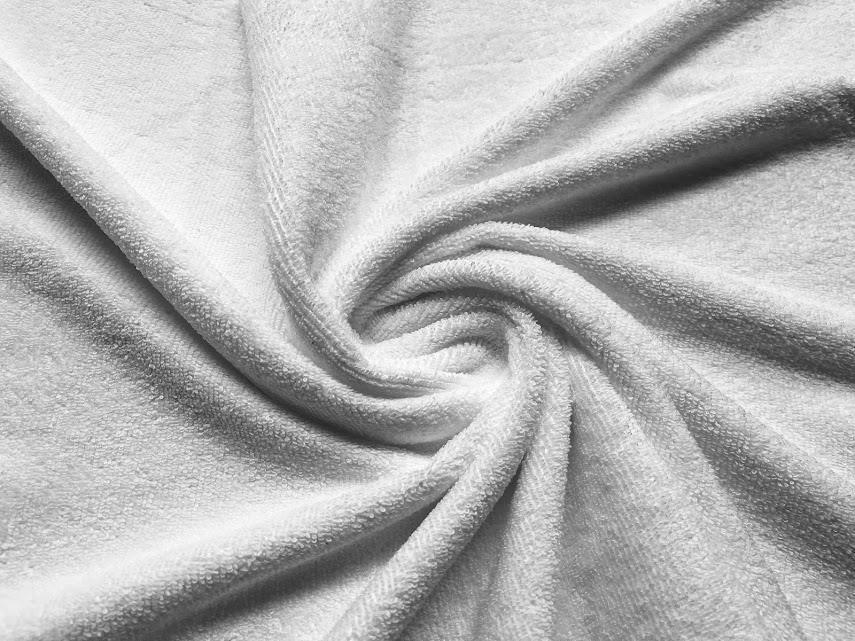 White Double sided towelling cleaning polishing non stretch fabric M1827 Mtex