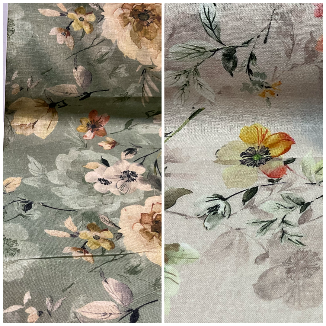 Summer floral lightweight Cotton Lawn dress Fabric Sold per Metre M1831