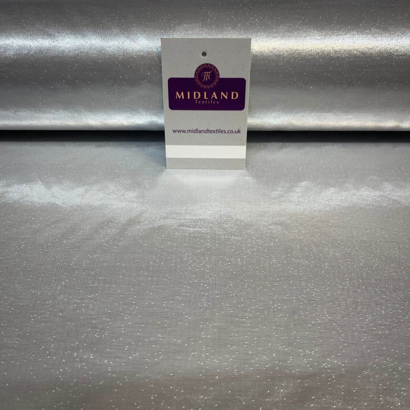 Silver Japanese Metalic Lame Textured 48' Wide fabric M1822 Sold per metre Mtex