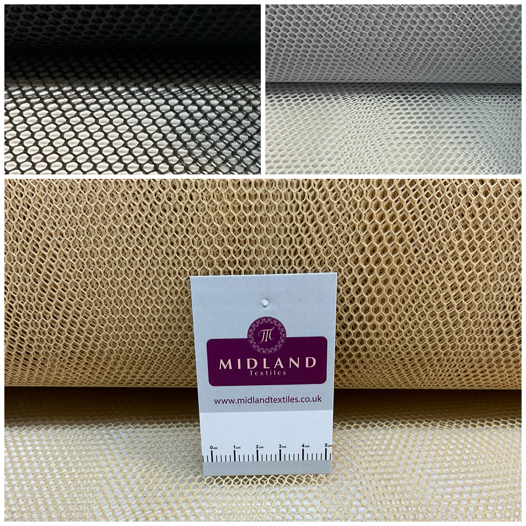 Can Can Plain stiff Net mesh tutu, Veil Costume underskirt Fabric 100cm M1871