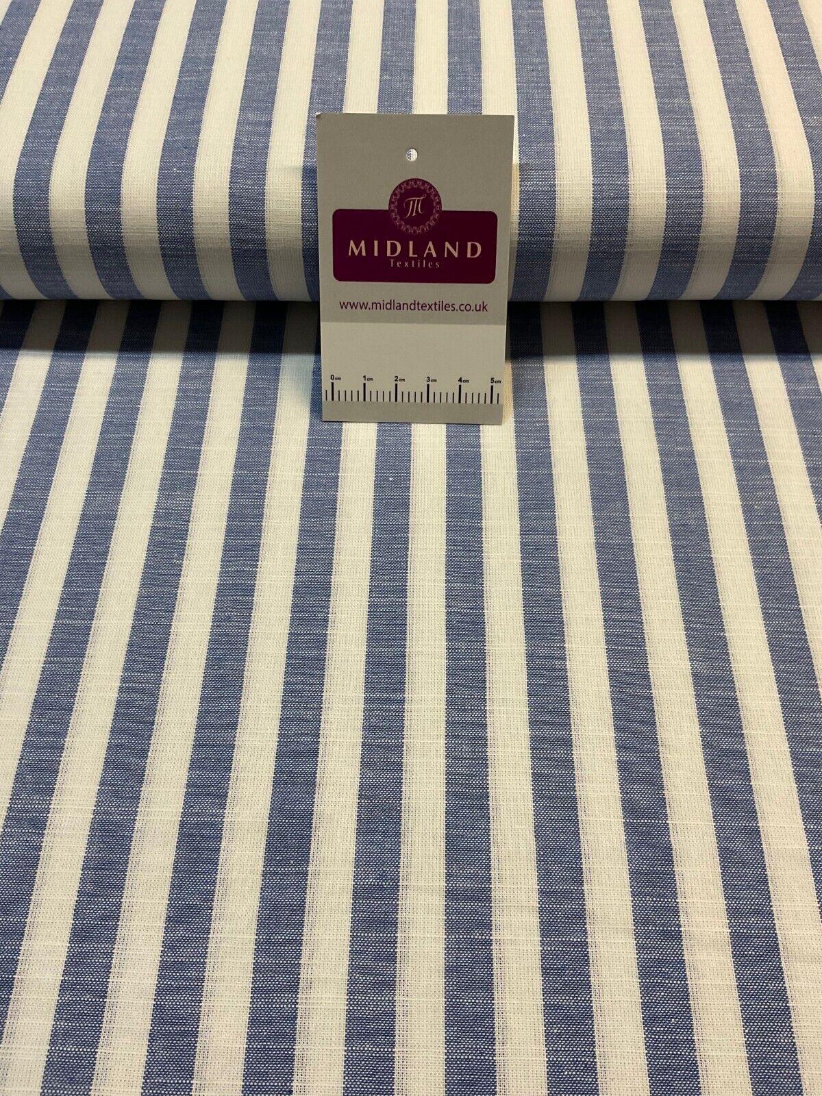 Blue Cotton Yarn Dyed Stipped stripe Dress Fabric M1877