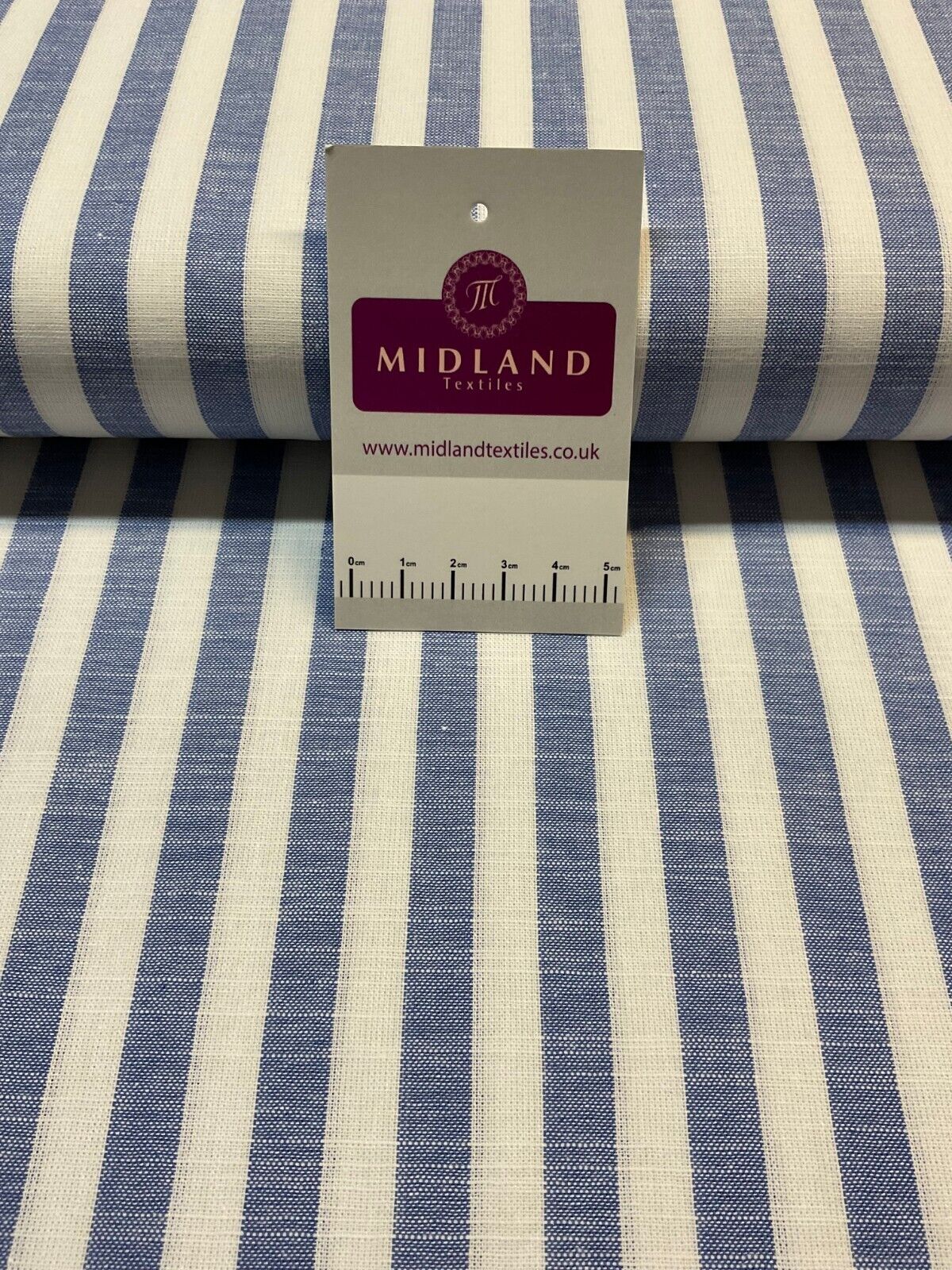 Blue Cotton Yarn Dyed Stipped stripe Dress Fabric M1877