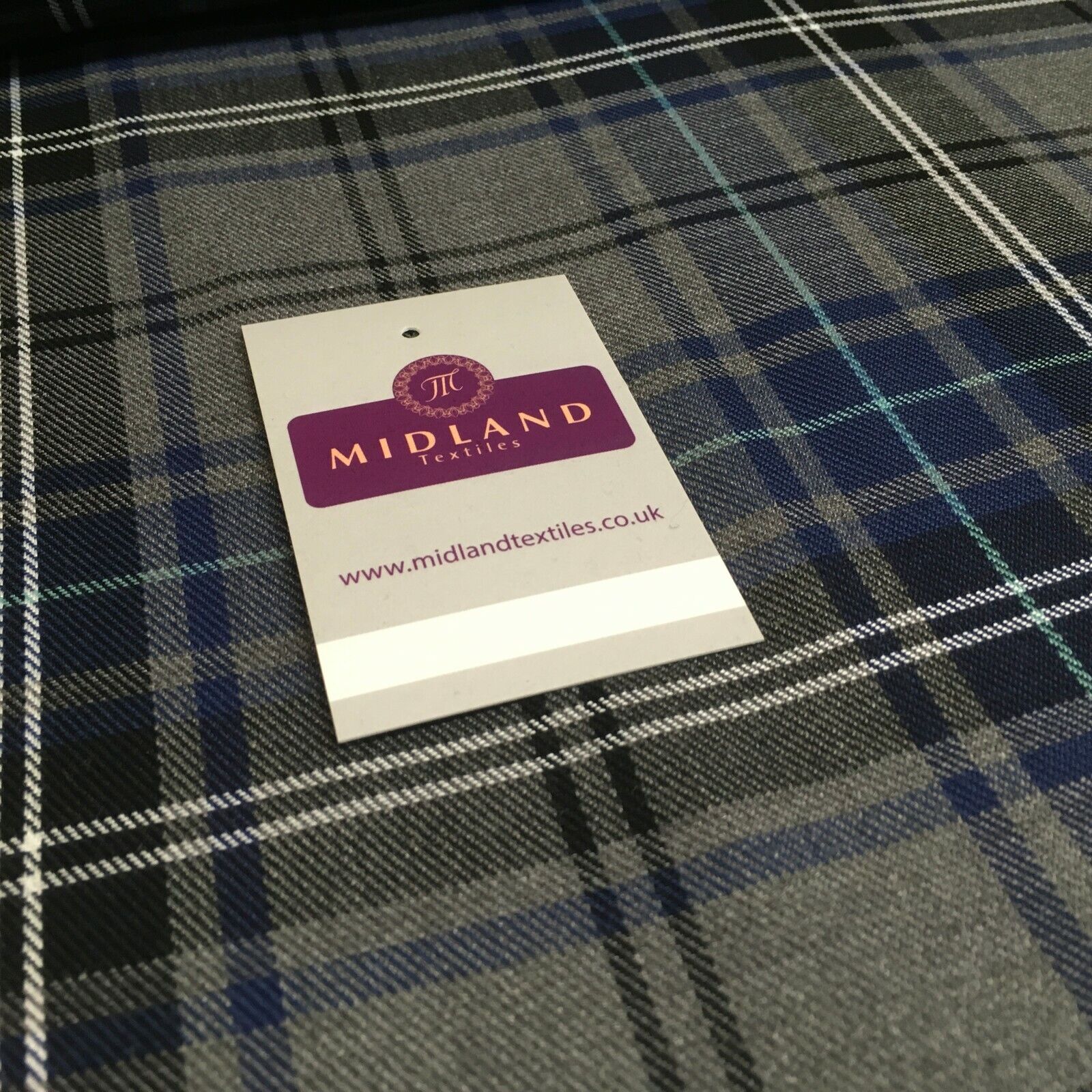 Tartan Fabric Poly Viscose - (150cm) Wide -  per mtr M190 Mtex