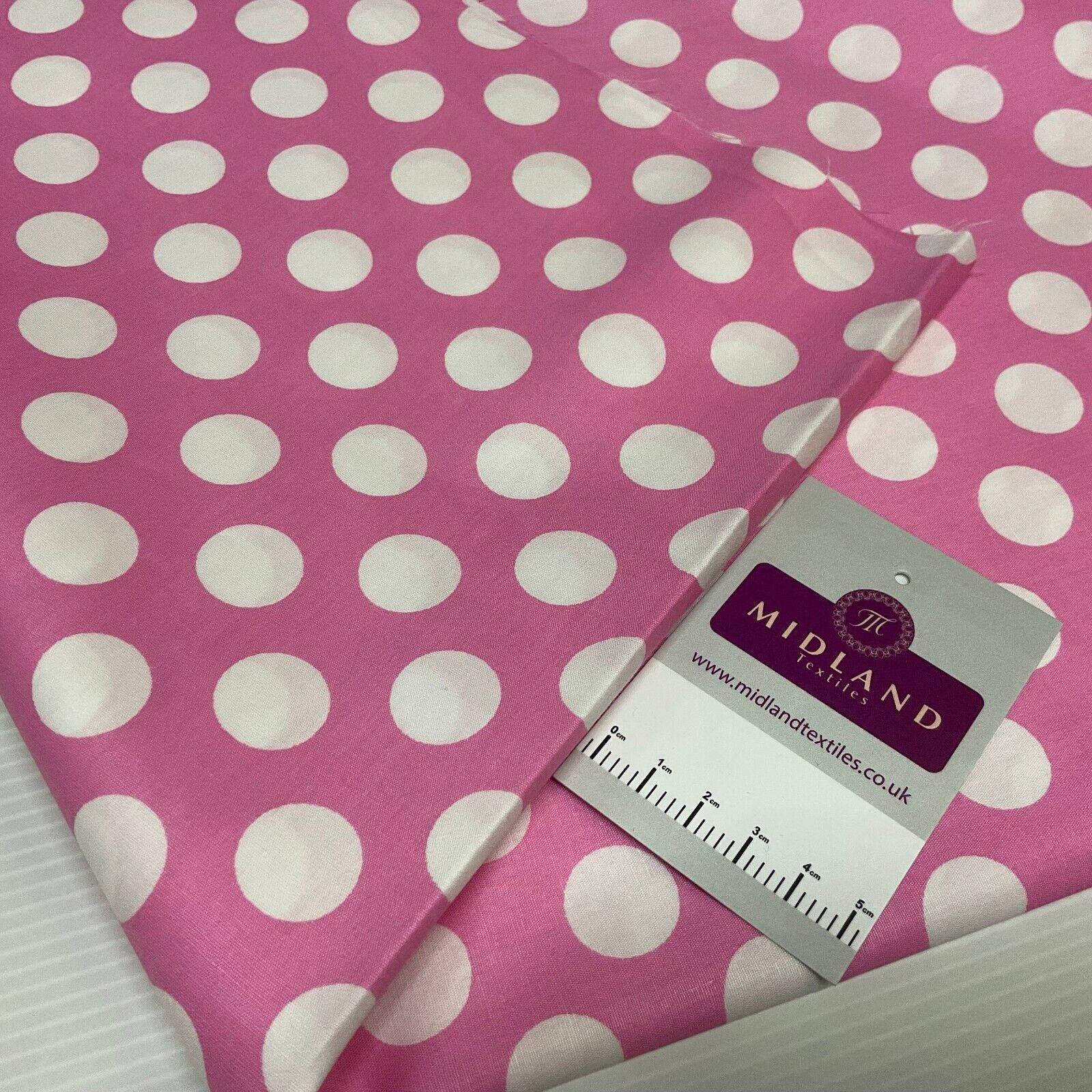 Polka dot spot Cotton Poplin dress Fabric Sold by the meter M1896