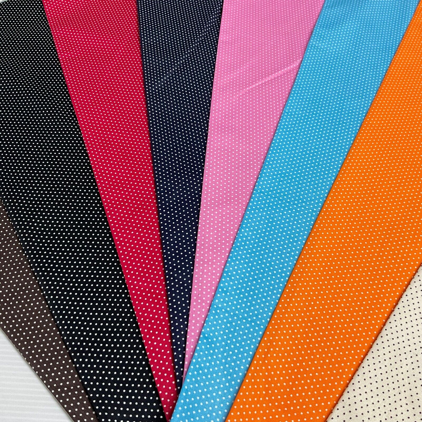 Micro dot spot Cotton Poplin dress Fabric Sold by the meter M1897