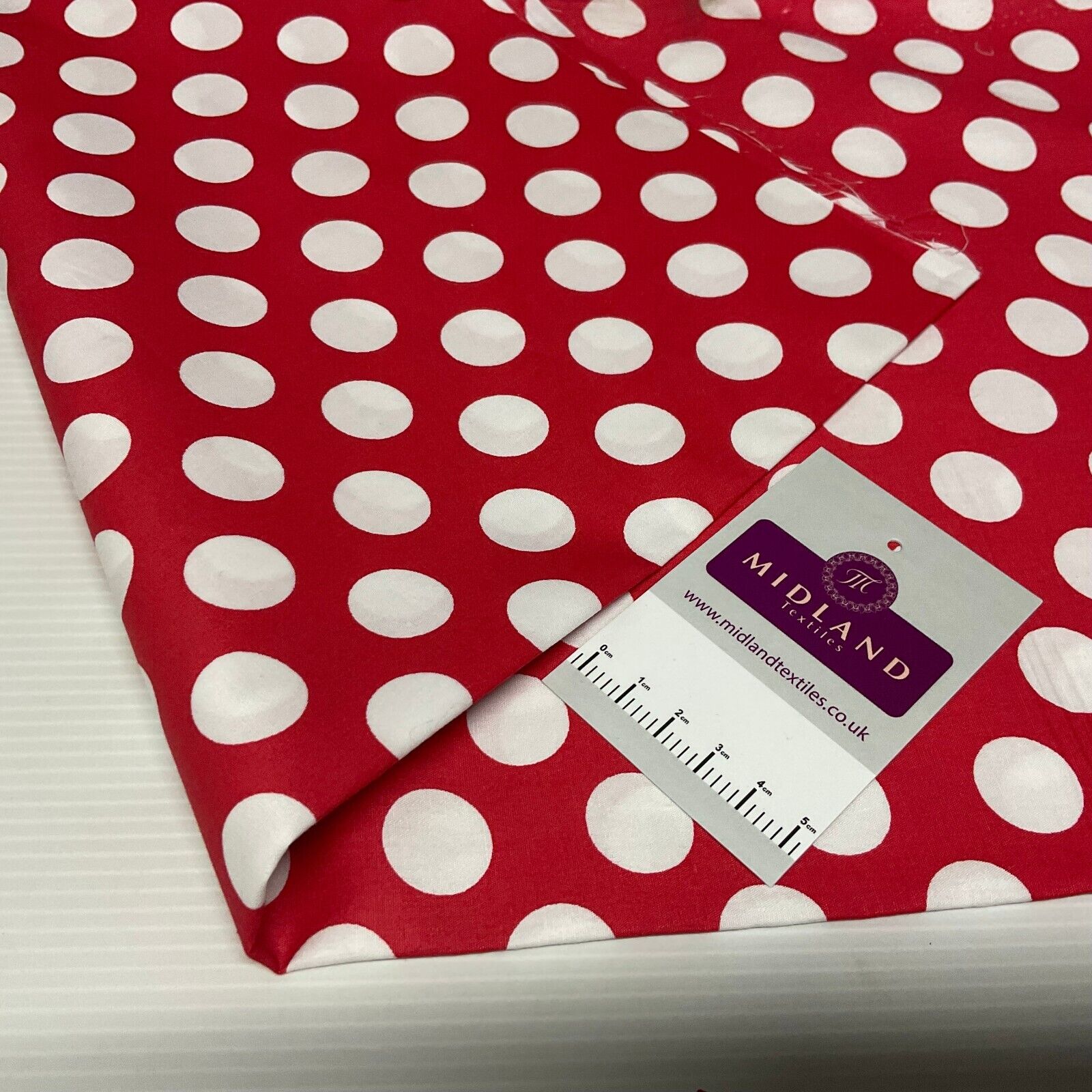 Polka dot spot Cotton Poplin dress Fabric Sold by the meter M1896