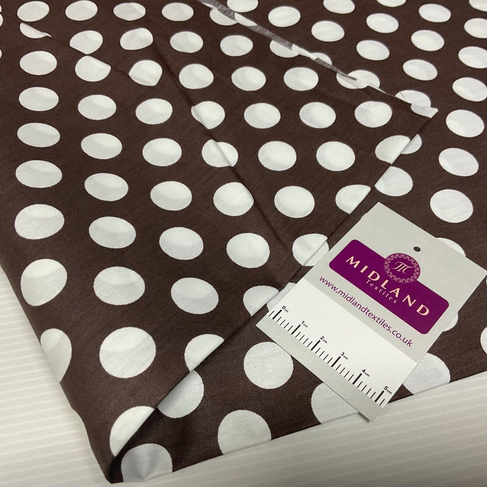 Polka dot spot Cotton Poplin dress Fabric Sold by the meter M1896