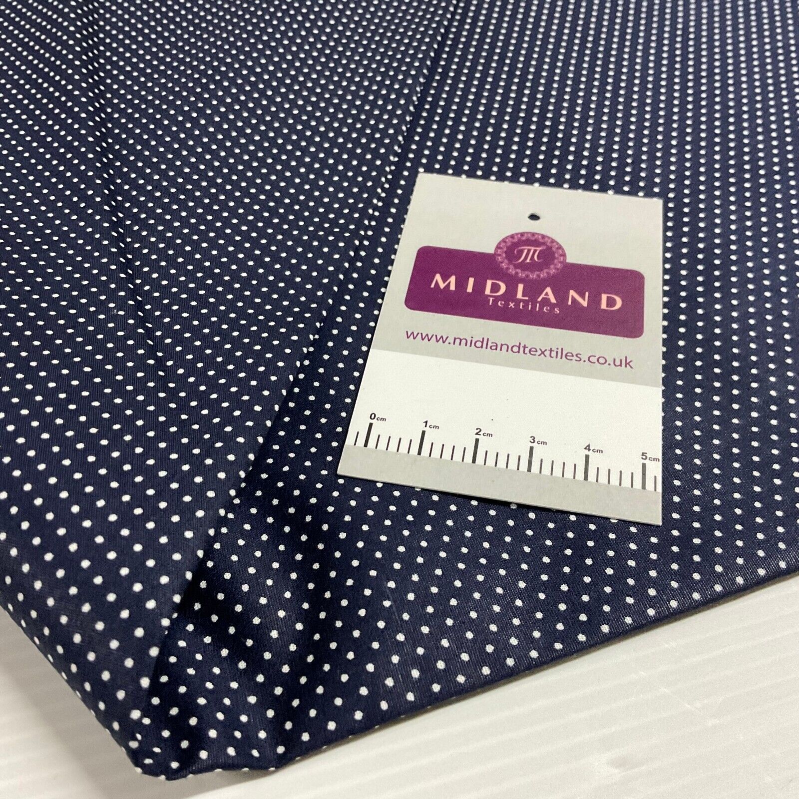 Micro dot spot Cotton Poplin dress Fabric Sold by the meter M1897