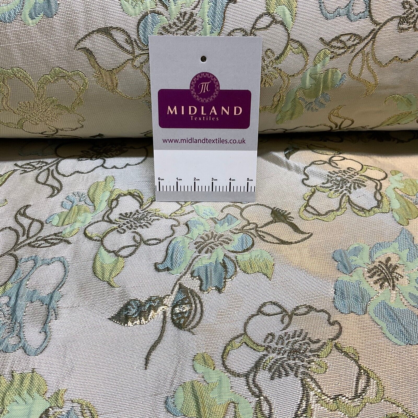 Indian Gold Floral wedding Brocade Fabric ideal for waistcoats 150cm wide M1944