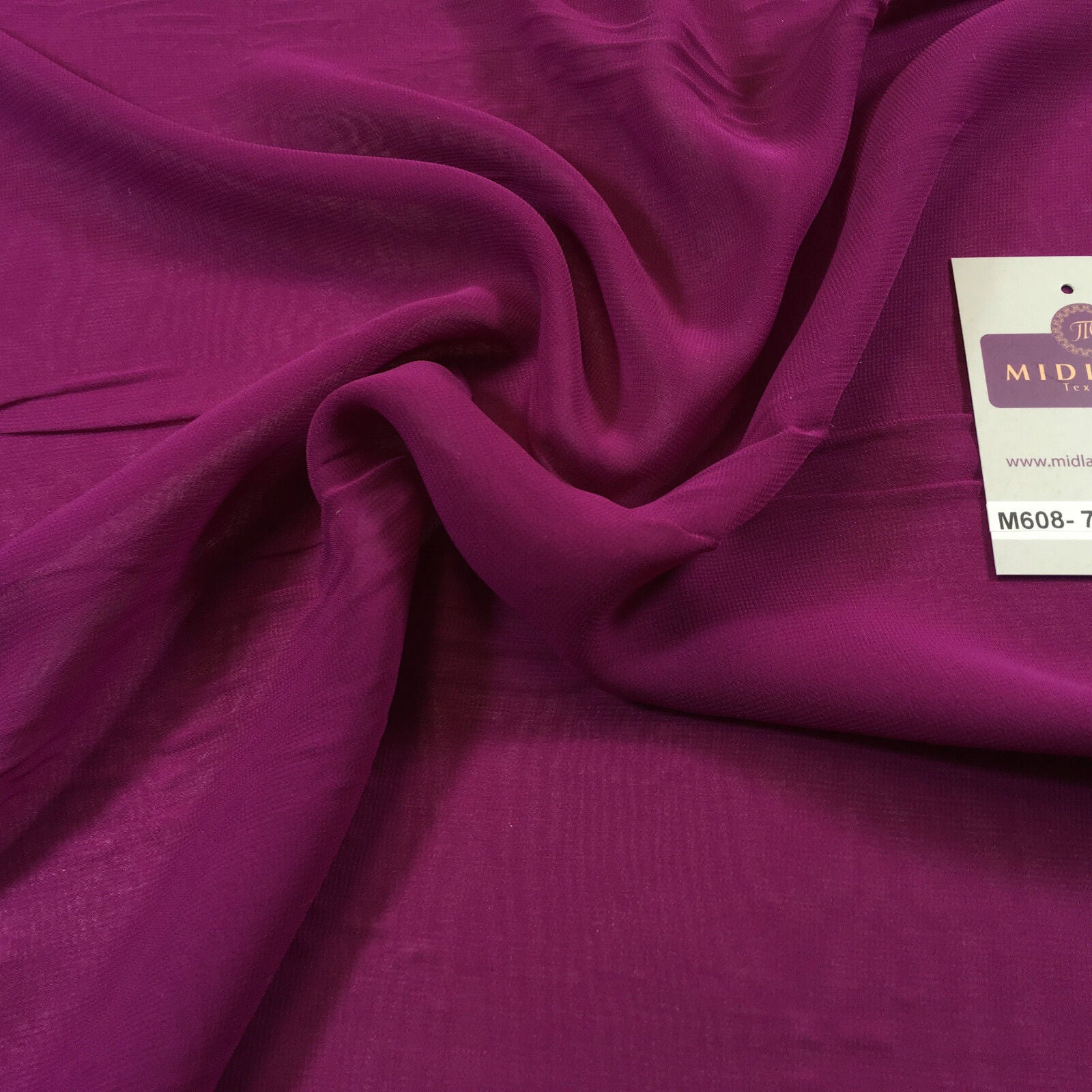 Hi-Multi Caress Chiffon Sheer Fabric - Semi-Transparent 42' Wide M608