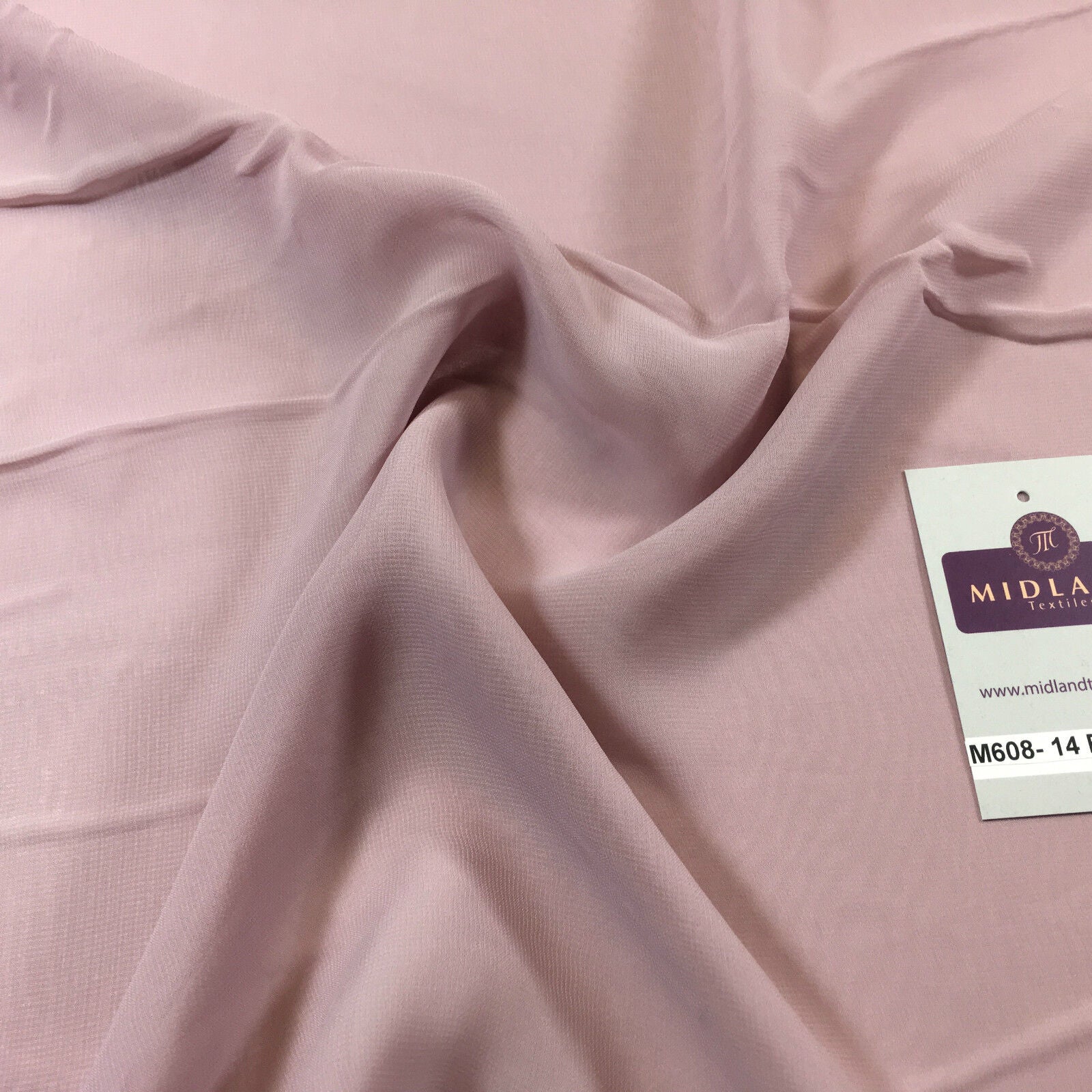 Hi-Multi Caress Chiffon Sheer Fabric - Semi-Transparent 42' Wide M608