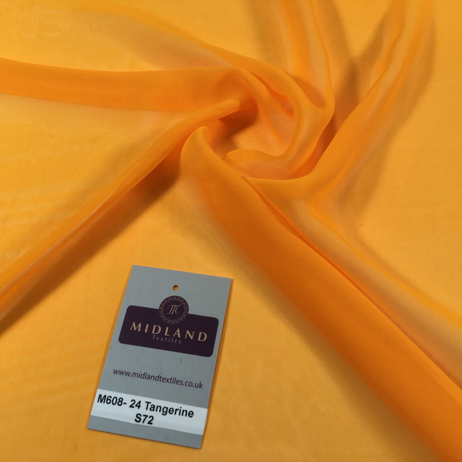 Hi-Multi Caress Chiffon Sheer Fabric - Semi-Transparent 42' Wide M608