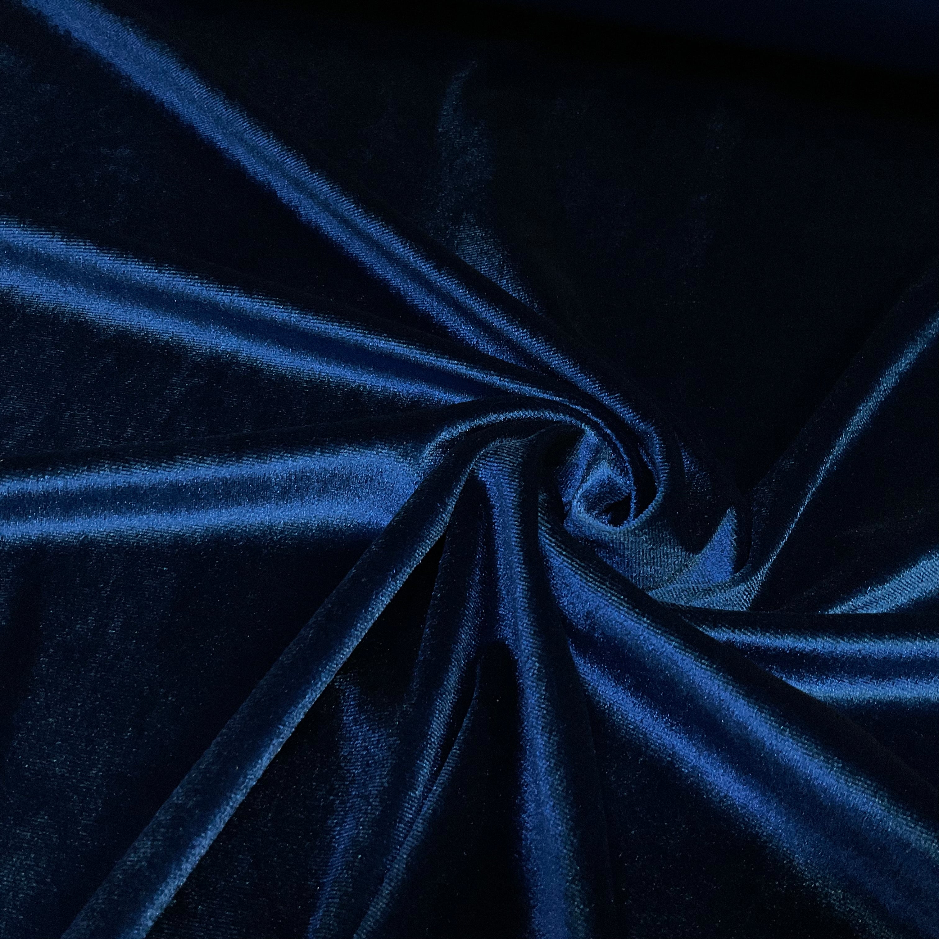 Plain Spandex Plush Velour Fabric – 147cm Wide – Soft Stretch Luxury M2072