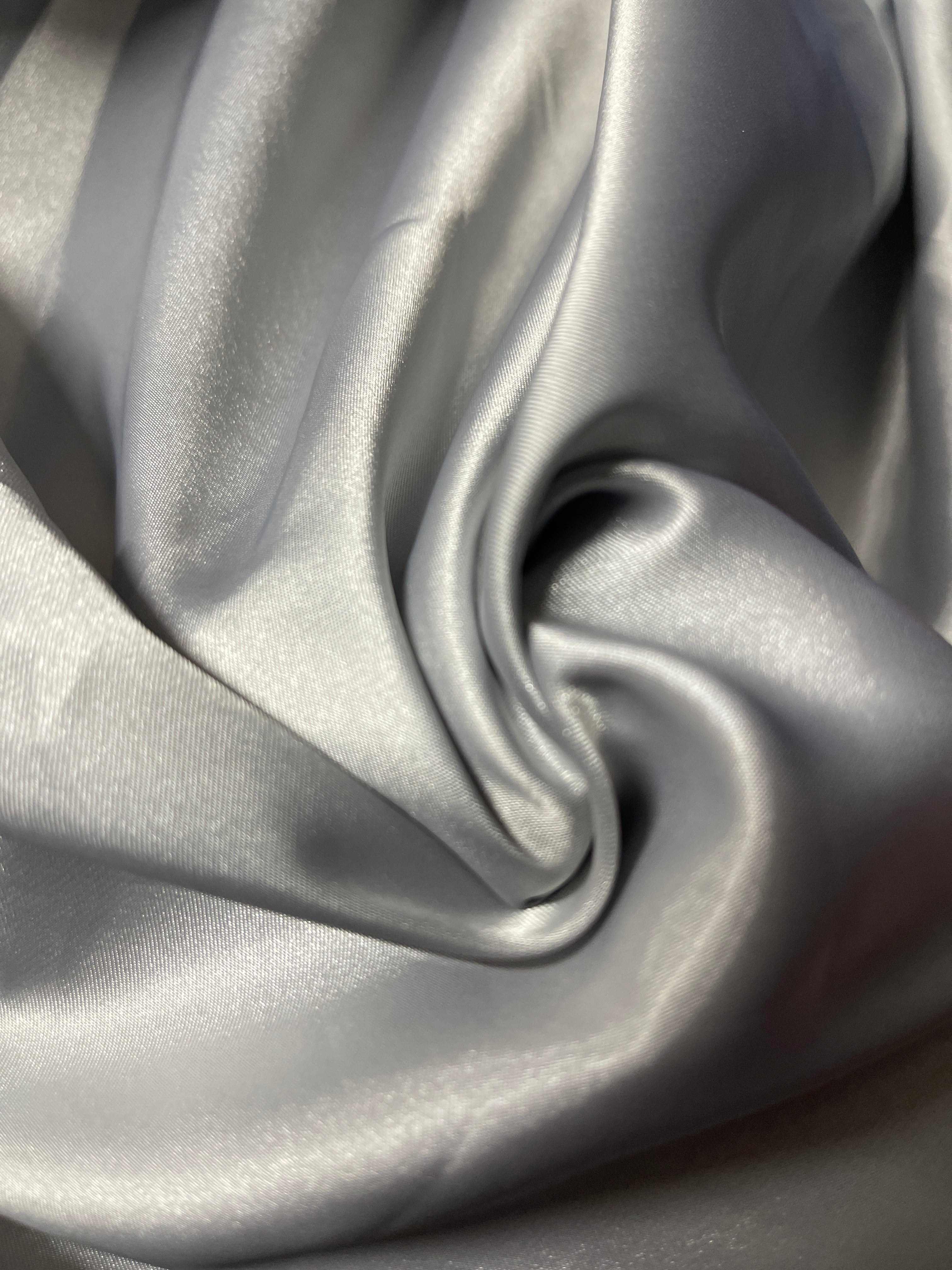 Silky Liquid Satin Fabric Plain Dress Fabric 150cm Wide 60' M175