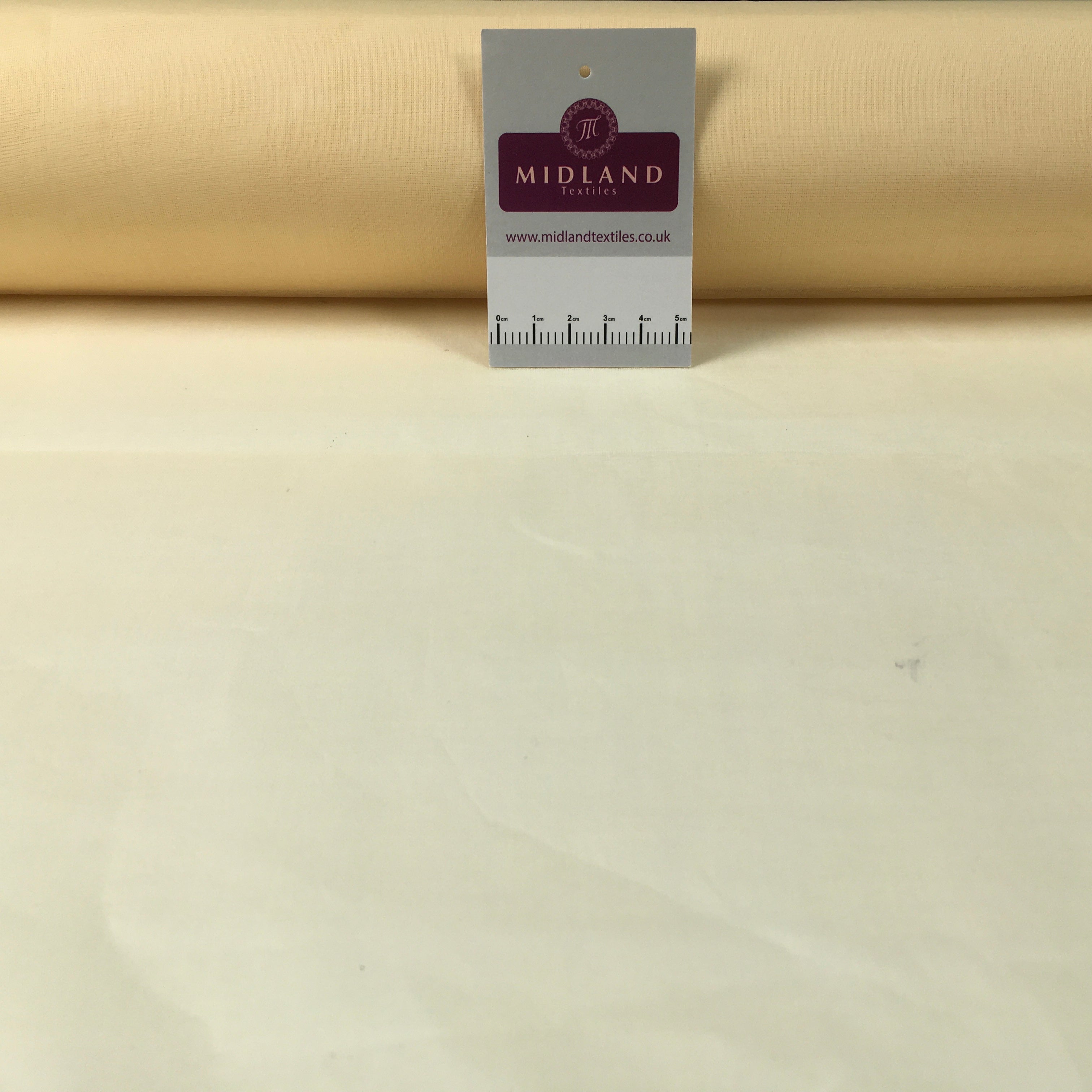 100% Cotton Organdie stiff lightweight fabric used for lining 43' M689