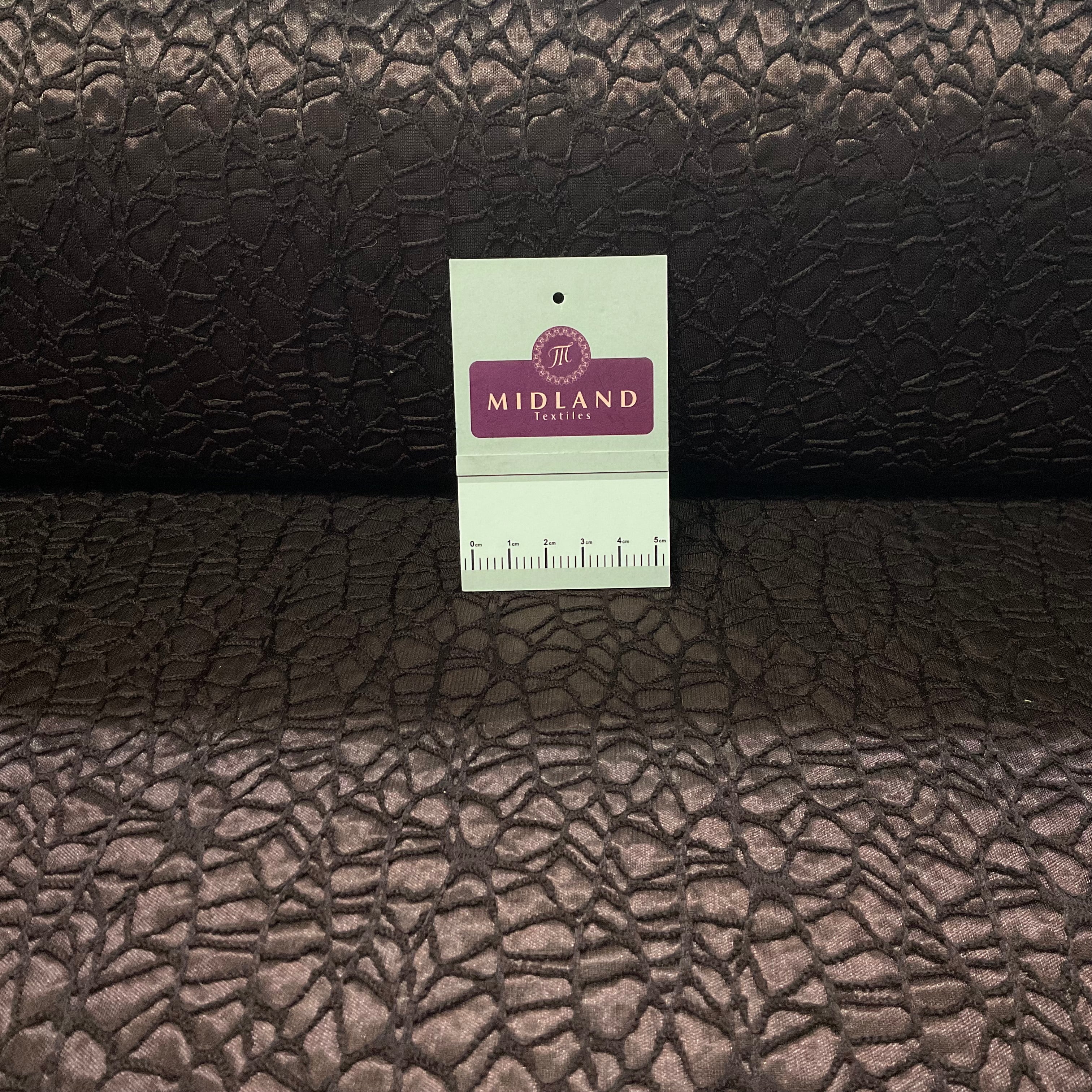 Exquisite Floral Satin Backed Bonded Lace Net - 58' Wide - 1 Way Stretch M10