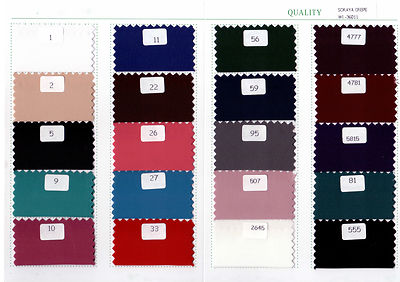 £5.99/m Soft Luxury Peach Crepe Dressmaking Fabric for Bridal M510