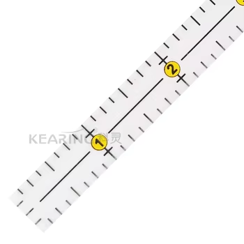 Kearing 6” × 0.5” Mini Patchwork Fabric Quilting Ruler M2000