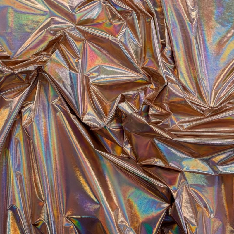 Stunning Two Tone Foil 4-Way Stretch Dress Fabric - Perfect for Dance M2003