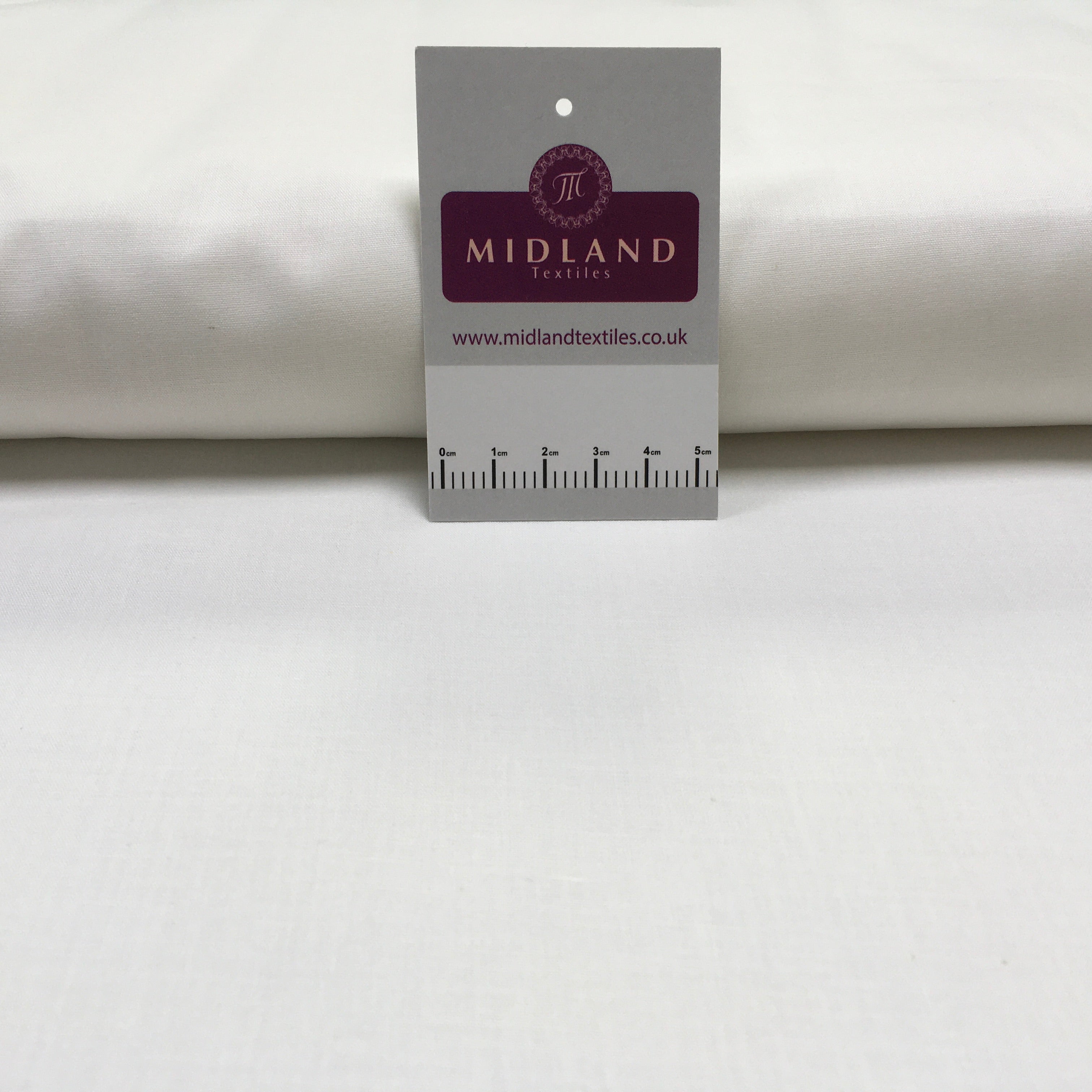 100% Cambric Egyptian Cotton Plain Poplin Fabric sold Per metre M1482
