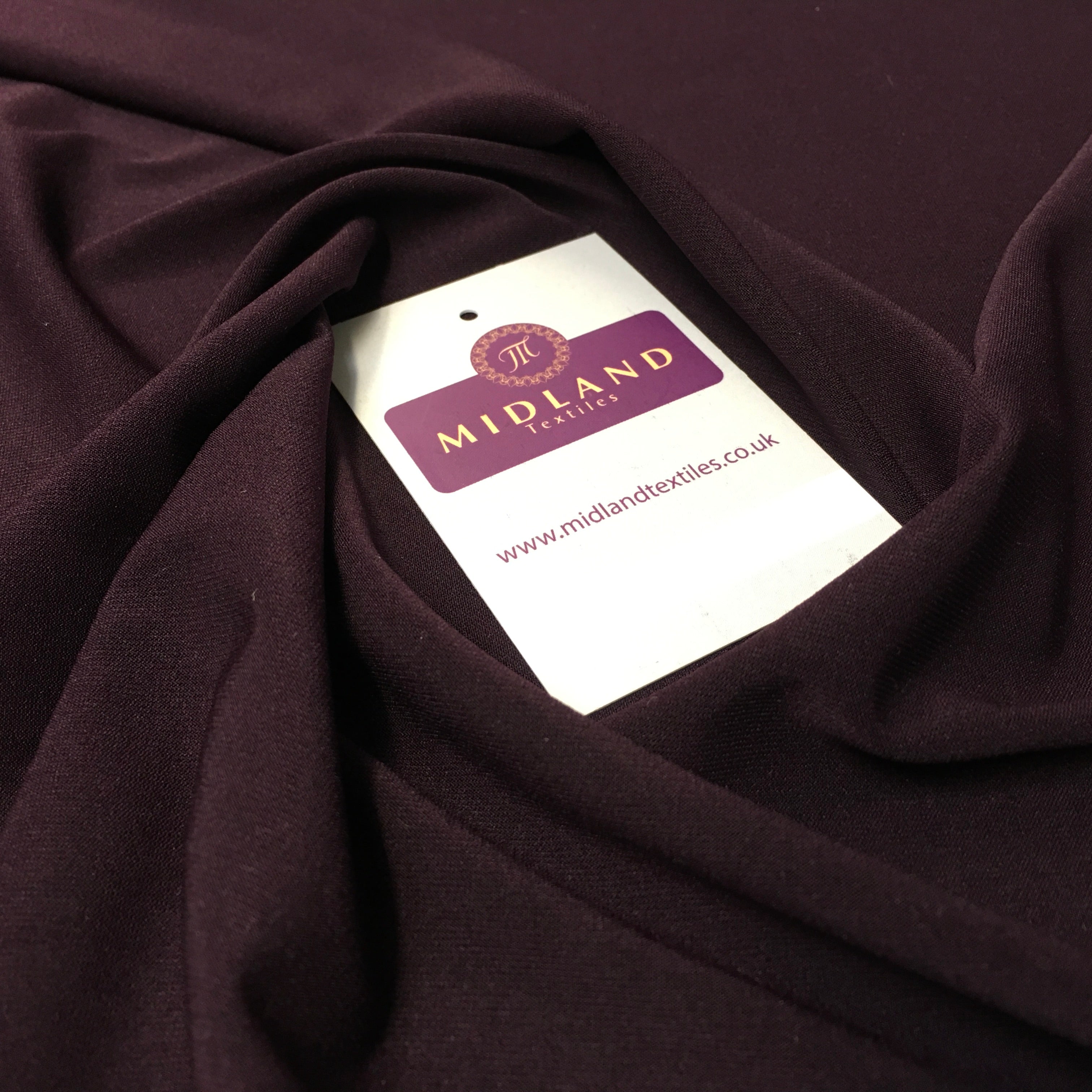 Plain elastane stretch ity jersey dress fabric 58' Wide M719 Mtex