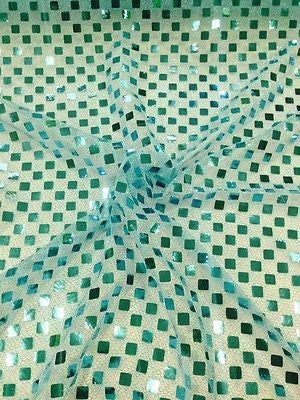 SQUARE SEQUIN LUREX JERSEY DISCO DANCE FANCY DRESS FABRIC MATERIAL 38"  M67 Mtex - Midland Textiles & Fabric