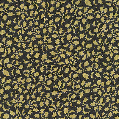 Black Merry Christmas themed 100% Cotton Patchwork & Crafting Fabric 45" Mtex - Midland Textiles & Fabric