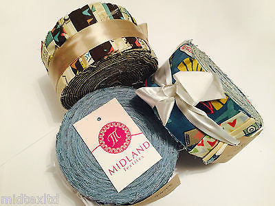 Mini Jelly Rolls 20 strippers 100% cotton 2.5" Width by 42" length M551 Mtex - Midland Textiles & Fabric