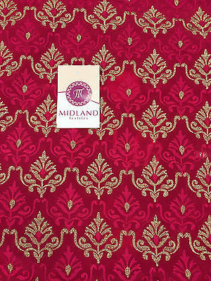 Luxury Crepe Fabric Metallic Embroidery 36" M243 Mtex - Midland Textiles & Fabric