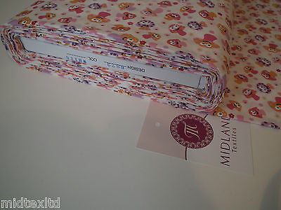 Mushroom Print 100% Cotton Poplin Fabric, 45' Wide Craft Cotton M27 - Midland Textiles & Fabric