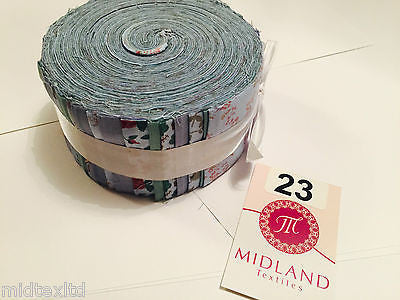 Jelly Rolls 40 strippers 100% cotton 2.5' Width by 42' length M550 Mtex - Midland Textiles & Fabric