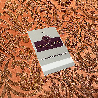 Indian Floral gold metallic banarsi brocade faux silk fabric 44' Wide M692 - Midland Textiles & Fabric