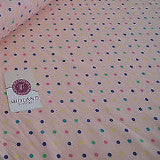 5mm Spot Polka Dots Multi Coloured Dress Craft 100% Cotton Poplin Fabric 45" M21 - Midland Textiles & Fabric