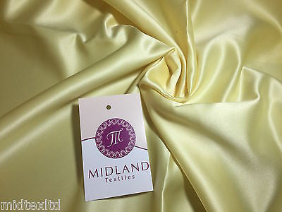 Peau-De-Soie 100% Polyester medium  Matt Satin wedding dresses fabric M601 - Midland Textiles & Fabric